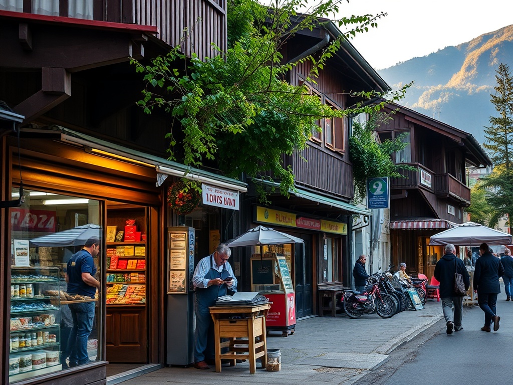 Wizualizacja nowoczesnego dworca kolejowego w Zakopanem z elementami nawiązującymi do góralskiej architektury